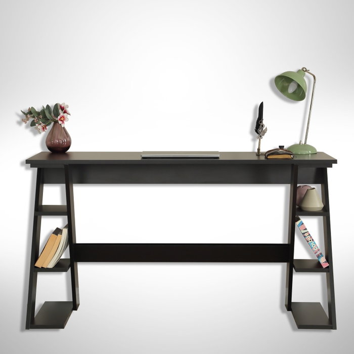Hanah Home Lungo - Escritorio de estudio Negro